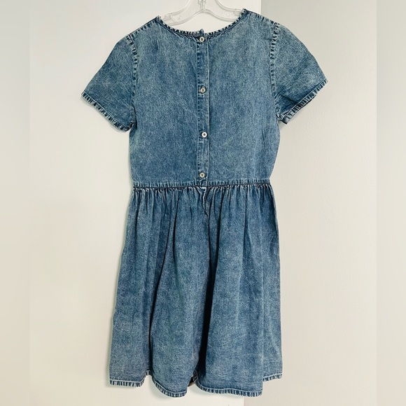 DENIM DRESS***Gorgeous Cut**Size 11/12 Like New - Picture 4 of 6